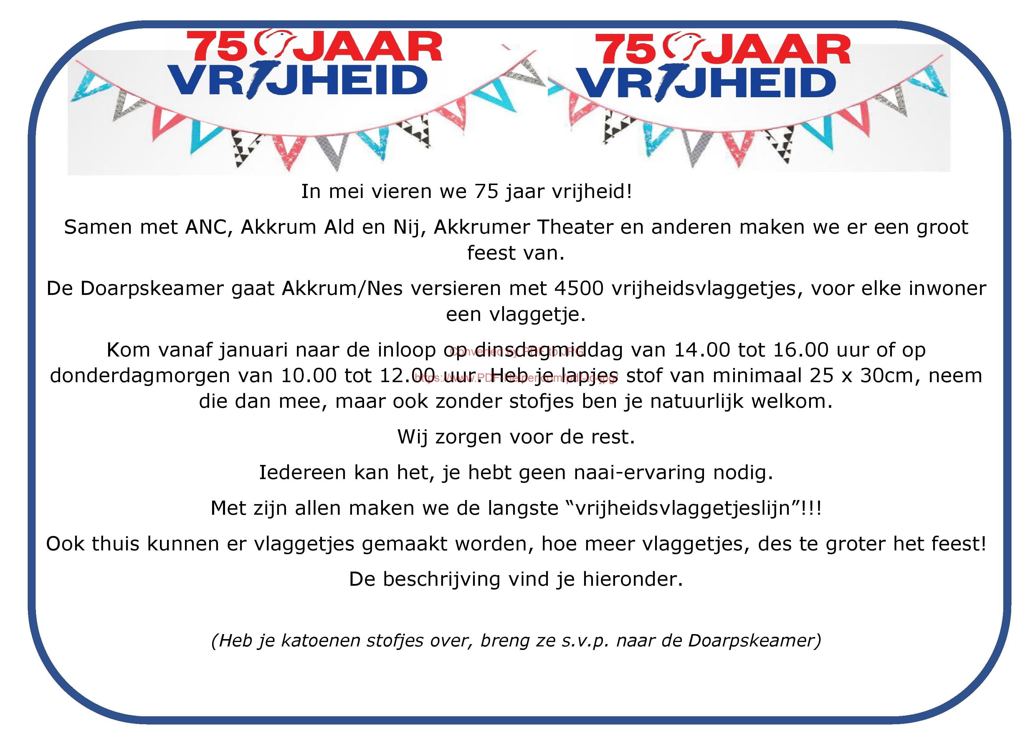 75 jaar vrijheid webside