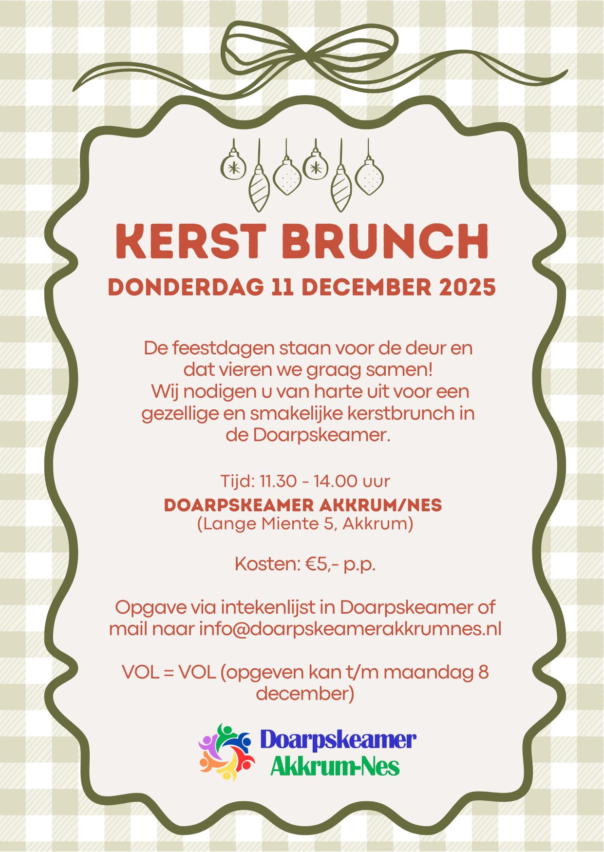 Flyer kerstbrunch