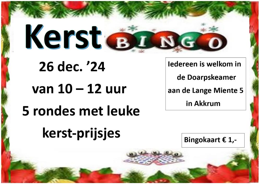 kerstbingo 24